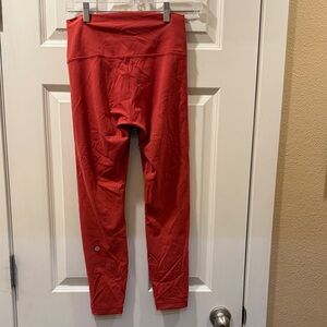lululemon athletica Red Leggings